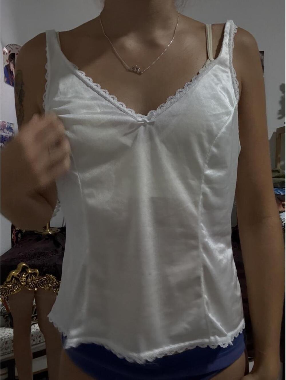 Women's White Vests-tanks-cami